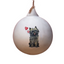 Cairn Terrier Black Ceramic Round Bauble