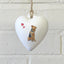 Airedale Terrier Ceramic Heart Bauble