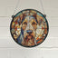 Airedale Terrier Stained Glass Effect Suncatcher