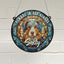 Australian Shepherd Memorial Stained Glass Effect Suncatcher