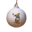 Border Terrier Ceramic Round Bauble