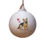 German Shepherd Ceramic Round Bauble