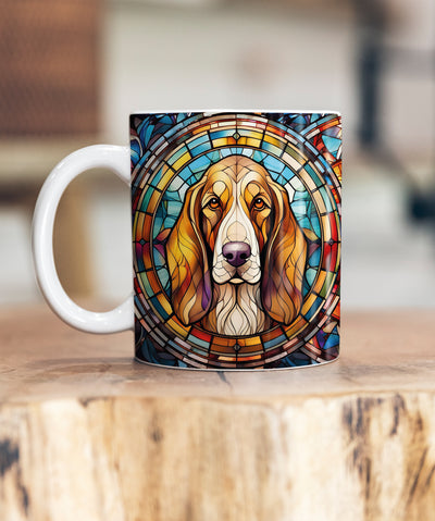 Basset Hound Suncatcher Artwork Ceramic Mug