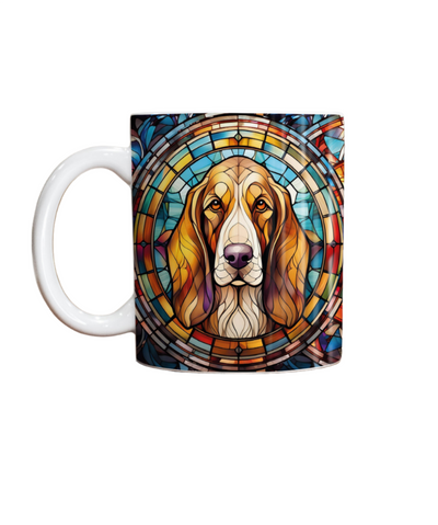 Basset Hound Suncatcher Artwork Ceramic Mug