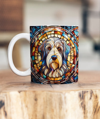 Bearded Collie Suncatcher Artwork Ceramic Mug