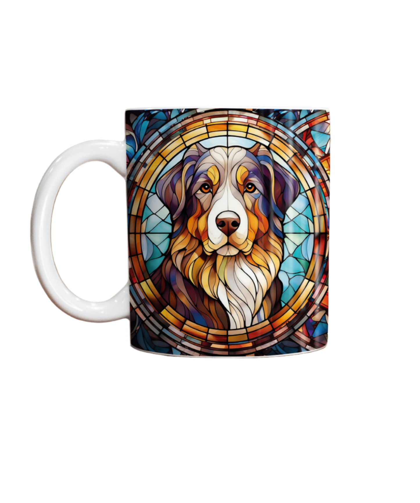 Bernese Mountain Dog Suncatcher Artwork Ceramic Mug