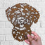 Bichon Frise - Rustic Rusted Pet Garden Sculpture - Solid Steel