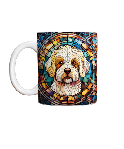 Bichon Frise Suncatcher Artwork Ceramic Mug