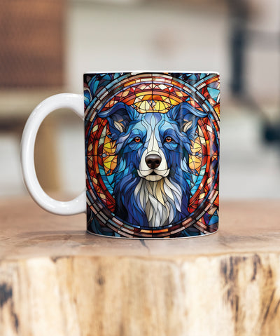 Border Collie Suncatcher Artwork Ceramic Mug