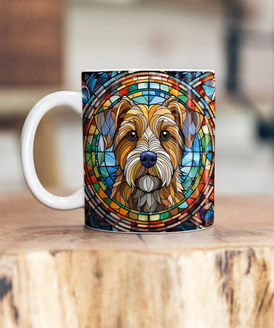 Border Terrier Suncatcher Artwork Ceramic Mug