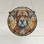 Boxer Brindle Stained Glass Effect Suncatcher