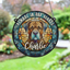 Boxer Brindle Memorial Stained Glass Effect Suncatcher