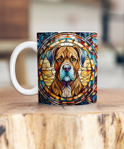 Boxer Brindle Suncatcher Artwork Ceramic Mug