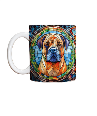 Bull Mastiff Suncatcher Artwork Ceramic Mug