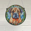 Bull Mastiff Stained Glass Effect Suncatcher