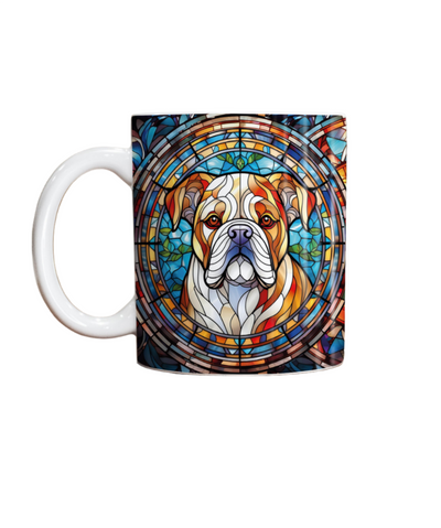 Bulldog Suncatcher Artwork Ceramic Mug