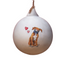 Boxer Ceramic Round Bauble