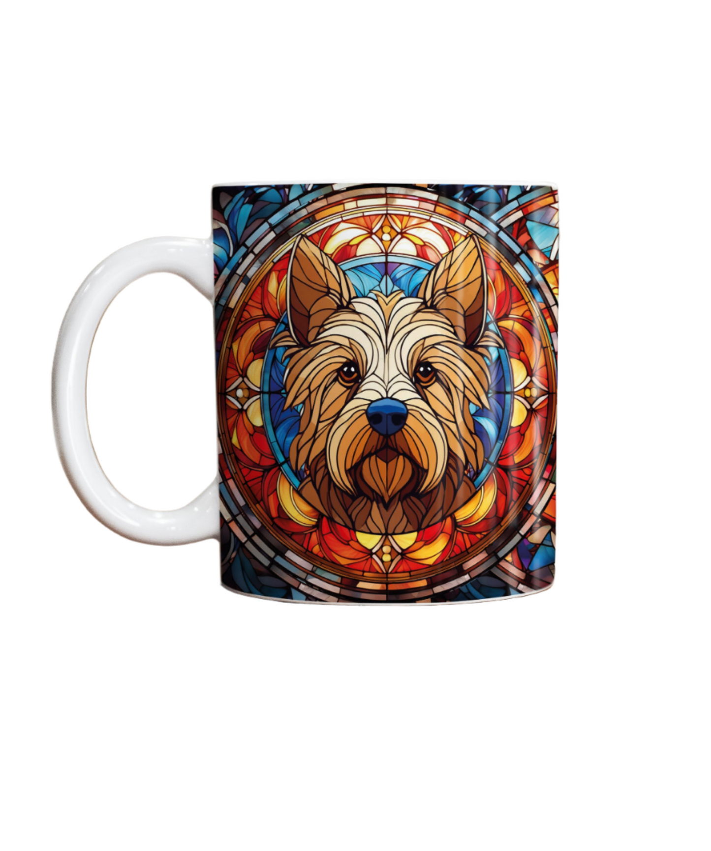 Cairn Terrier Suncatcher Artwork Ceramic Mug