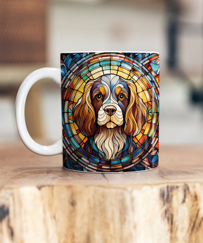 Cavalier King Charles Spaniel Suncatcher Artwork Ceramic Mug