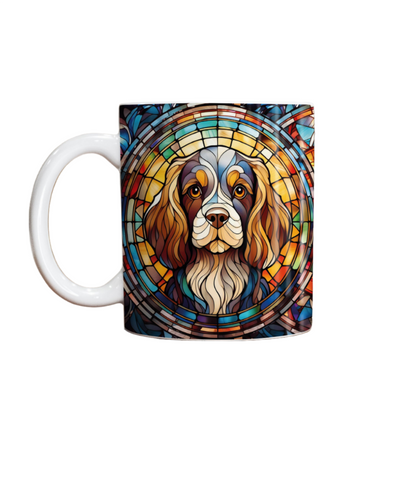 Cavalier King Charles Spaniel Suncatcher Artwork Ceramic Mug