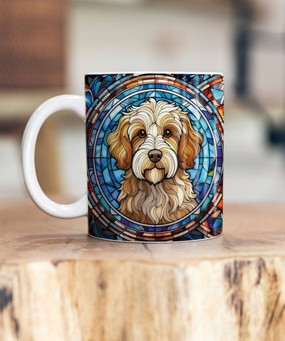 Cavapoo Suncatcher Artwork Ceramic Mug