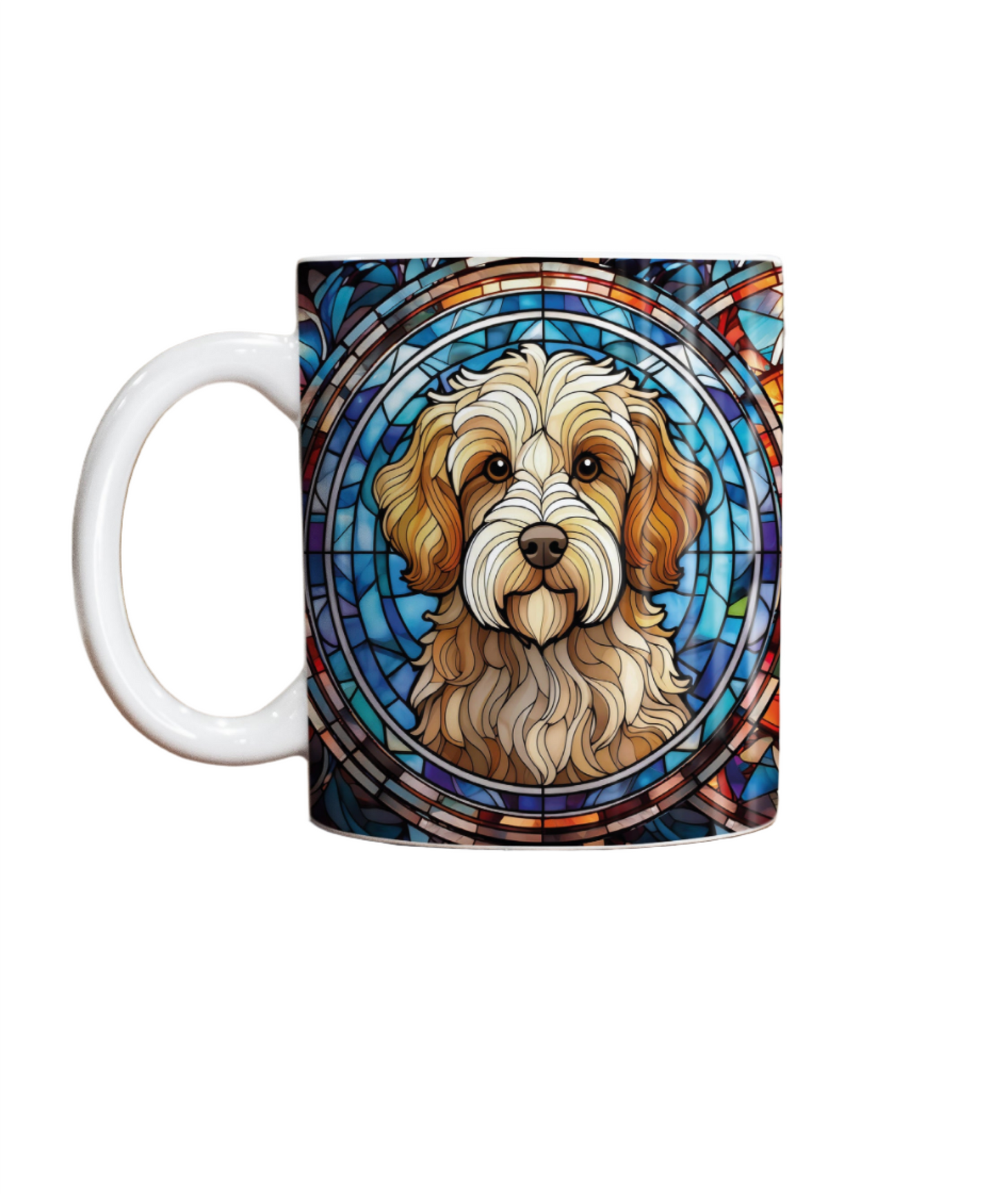 Cavapoo Suncatcher Artwork Ceramic Mug