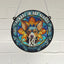 Chihuahua Black Memorial Stained Glass Effect Suncatcher