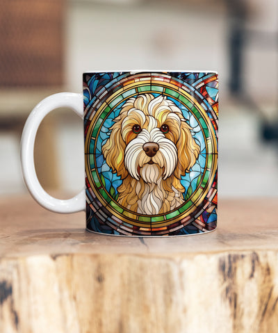 Cockapoo Apricot Suncatcher Artwork Ceramic Mug