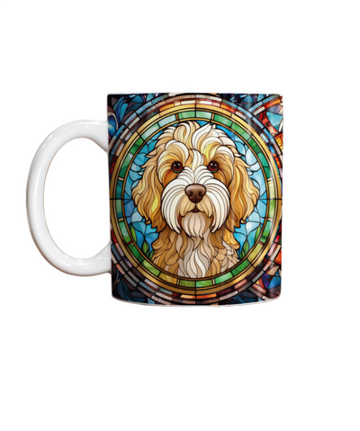 Cockapoo Apricot Suncatcher Artwork Ceramic Mug