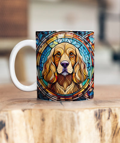 Cocker Spaniel Golden Suncatcher Artwork Ceramic Mug