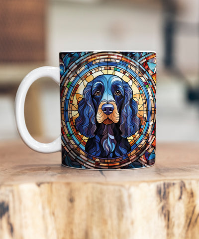 Cocker (Working) Black Suncatcher Artwork Ceramic Mug