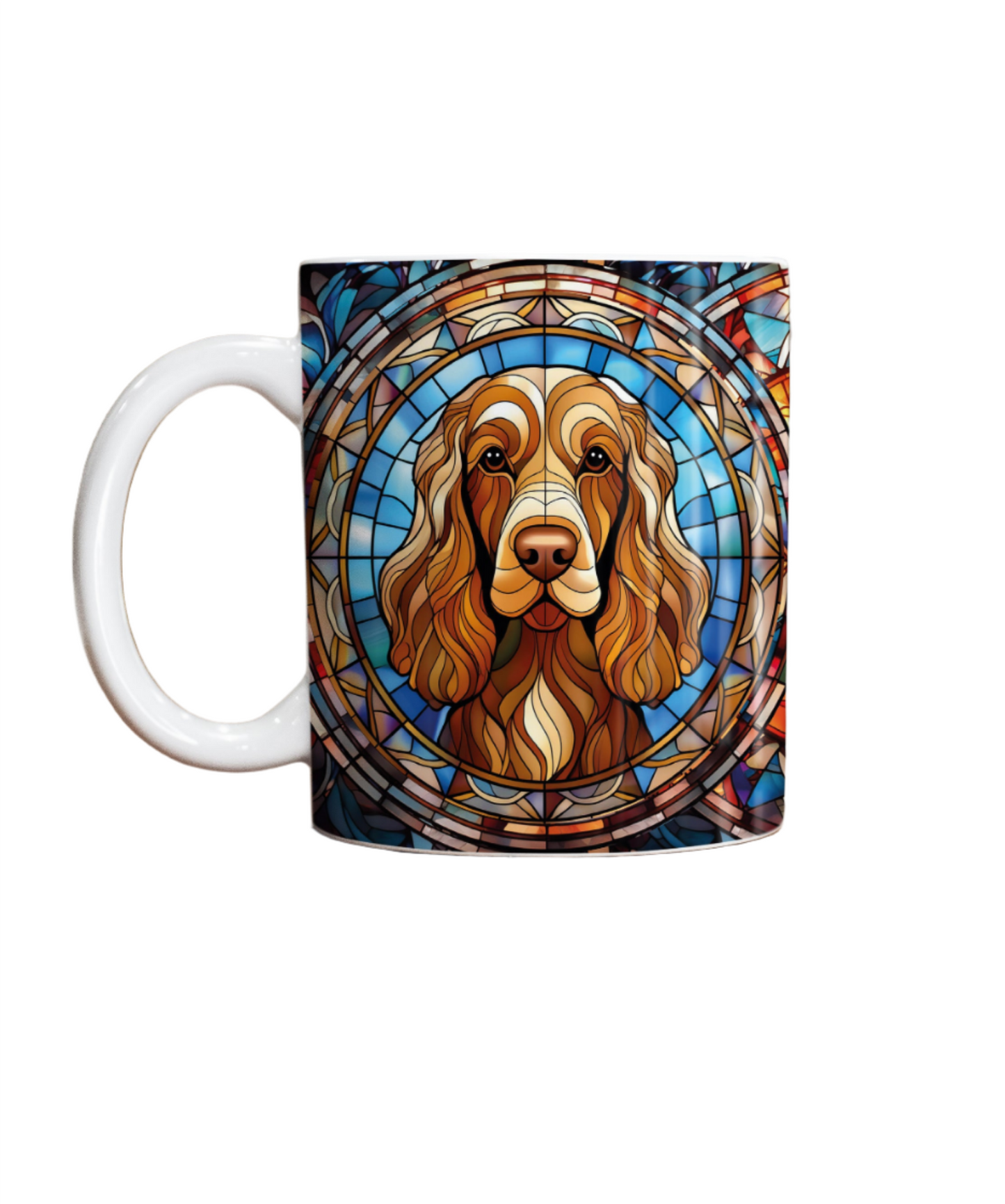 Cocker (Working) Chocolate Suncatcher Artwork Ceramic Mug