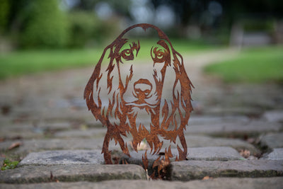 Cocker Spaniel - Rustic Rusted Pet Garden Sculpture - Solid Steel