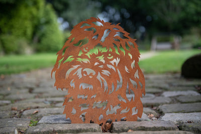 Cockapoo - Rustic Rusted Pet Garden Sculpture - Solid Steel