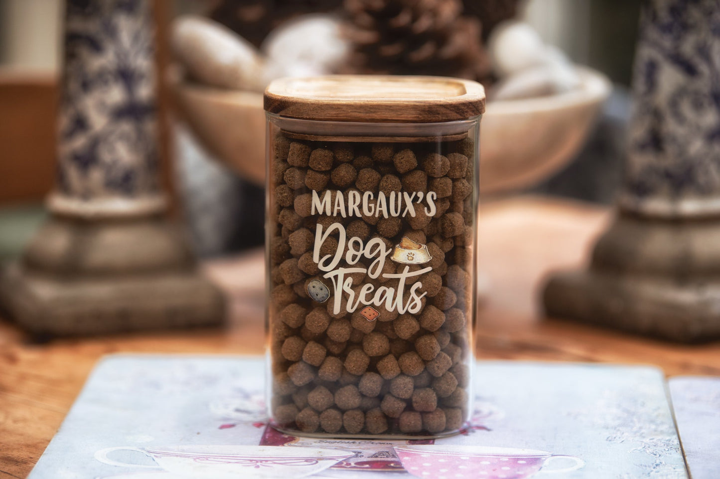 Printed Dog Treat Jar