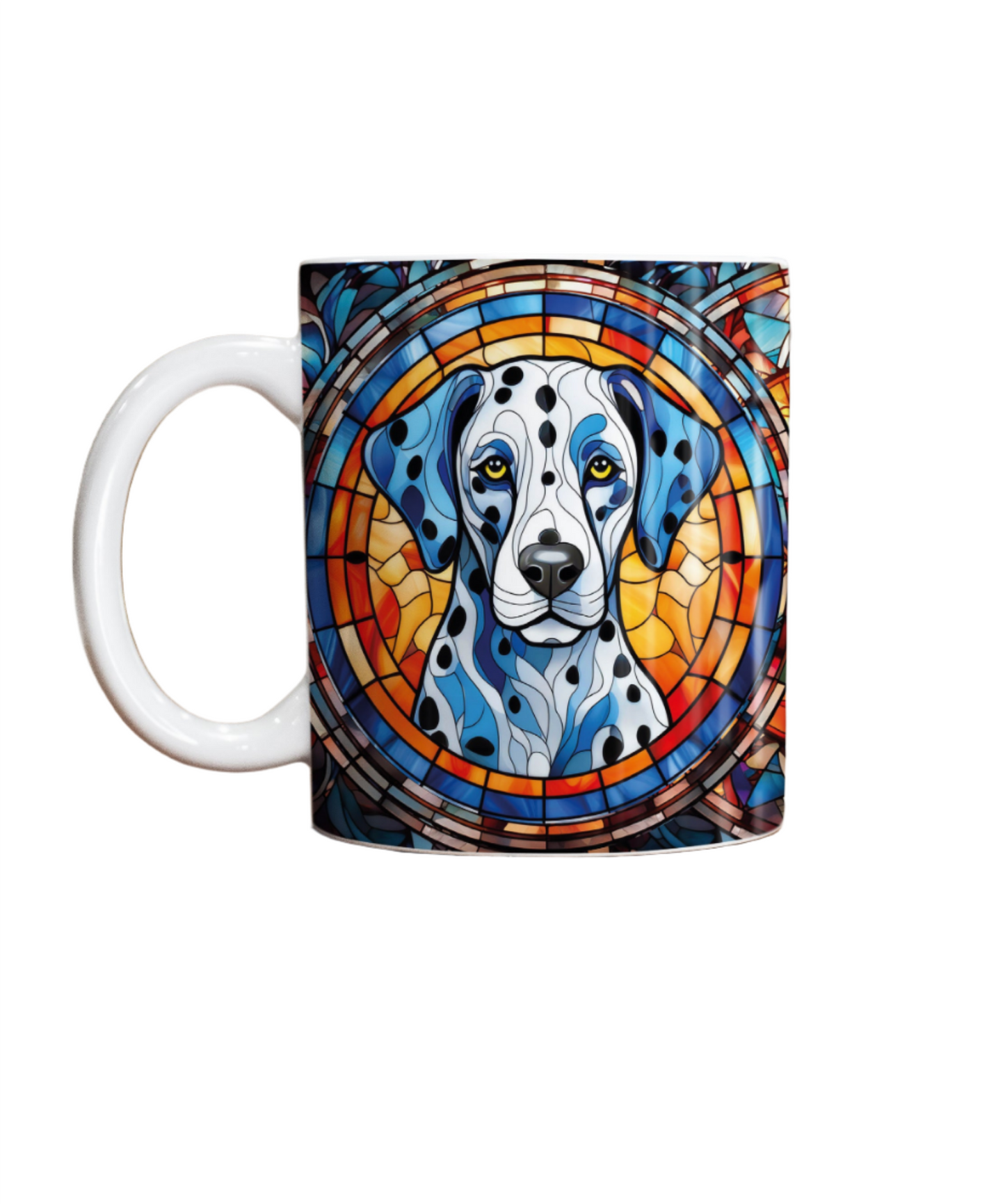 Dalmatian Suncatcher Artwork Ceramic Mug