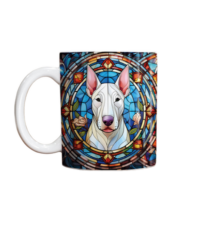 English Bull Terrier Suncatcher Artwork Ceramic Mug