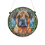 Bull Mastiff Stained Glass Effect Suncatcher