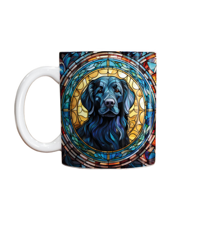 Flat Coated Retriever Suncatcher Artwork Ceramic Mug