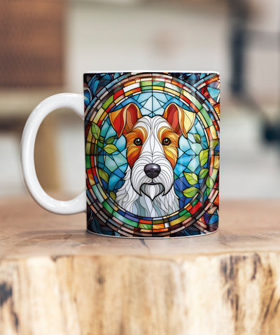 Fox Terrier Suncatcher Artwork Ceramic Mug