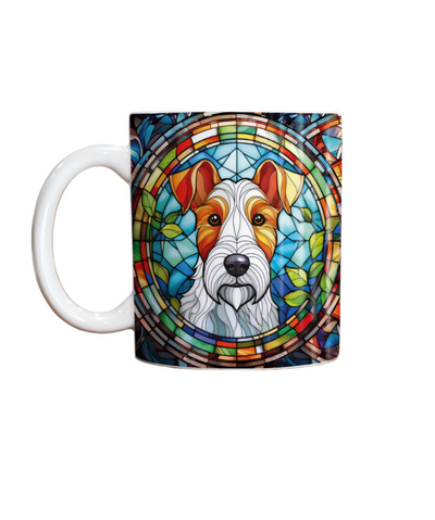 Fox Terrier Suncatcher Artwork Ceramic Mug