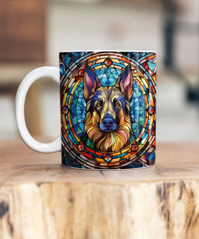 German Shepherd Suncatcher Artwork Ceramic Mug