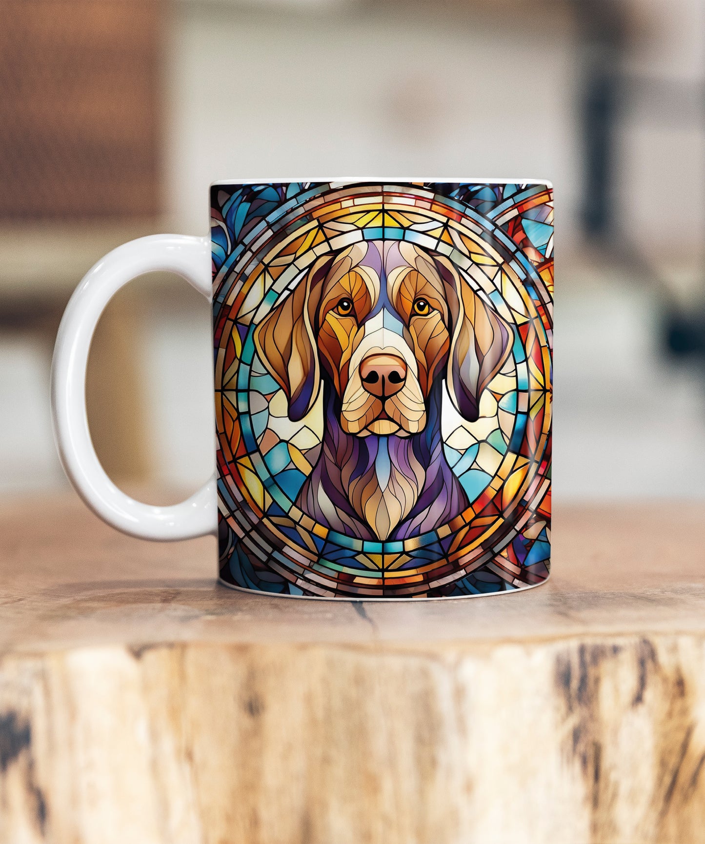 German Shorthaired Pointer Suncatcher Artwork Ceramic Mug