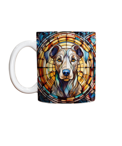 Greyhound Grey Suncatcher Artwork Ceramic Mug