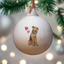 Airedale Terrier Ceramic Round Bauble