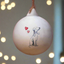 Bedlington Terrier Ceramic Round Bauble