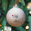 Bichon Frise Ceramic Round Bauble