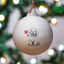 Bichon Frise Ceramic Round Bauble