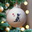 Border Collie Ceramic Round Bauble