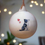 Border Collie Ceramic Round Bauble